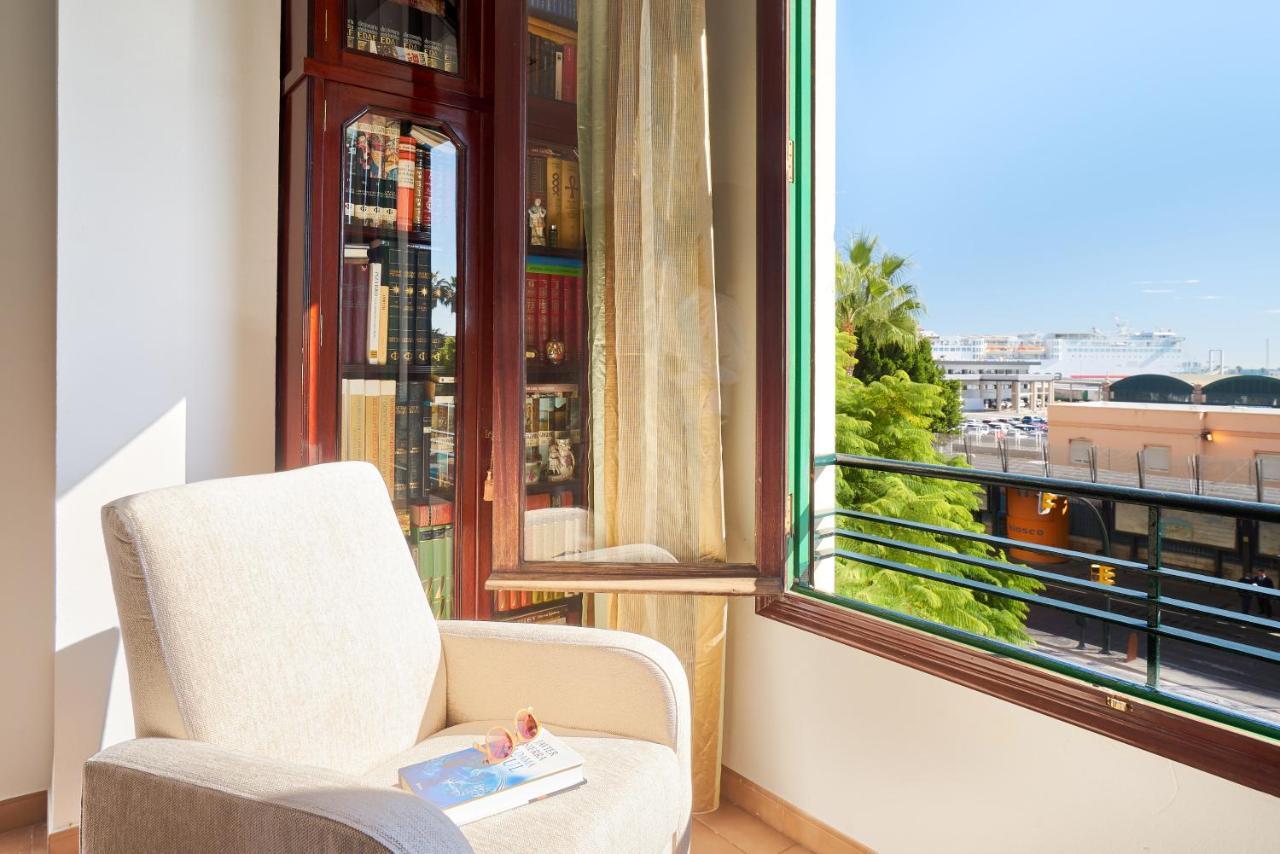 Apartamento En Centro Ciudad Con Vistas Al Mar Málaga Eksteriør billede